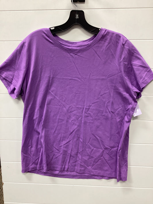 Top Ss By Lands End In Purple, Size:L