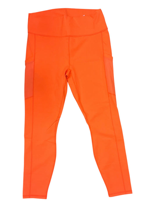 Athletic Leggings By Fabletics In Orange, Size:1X