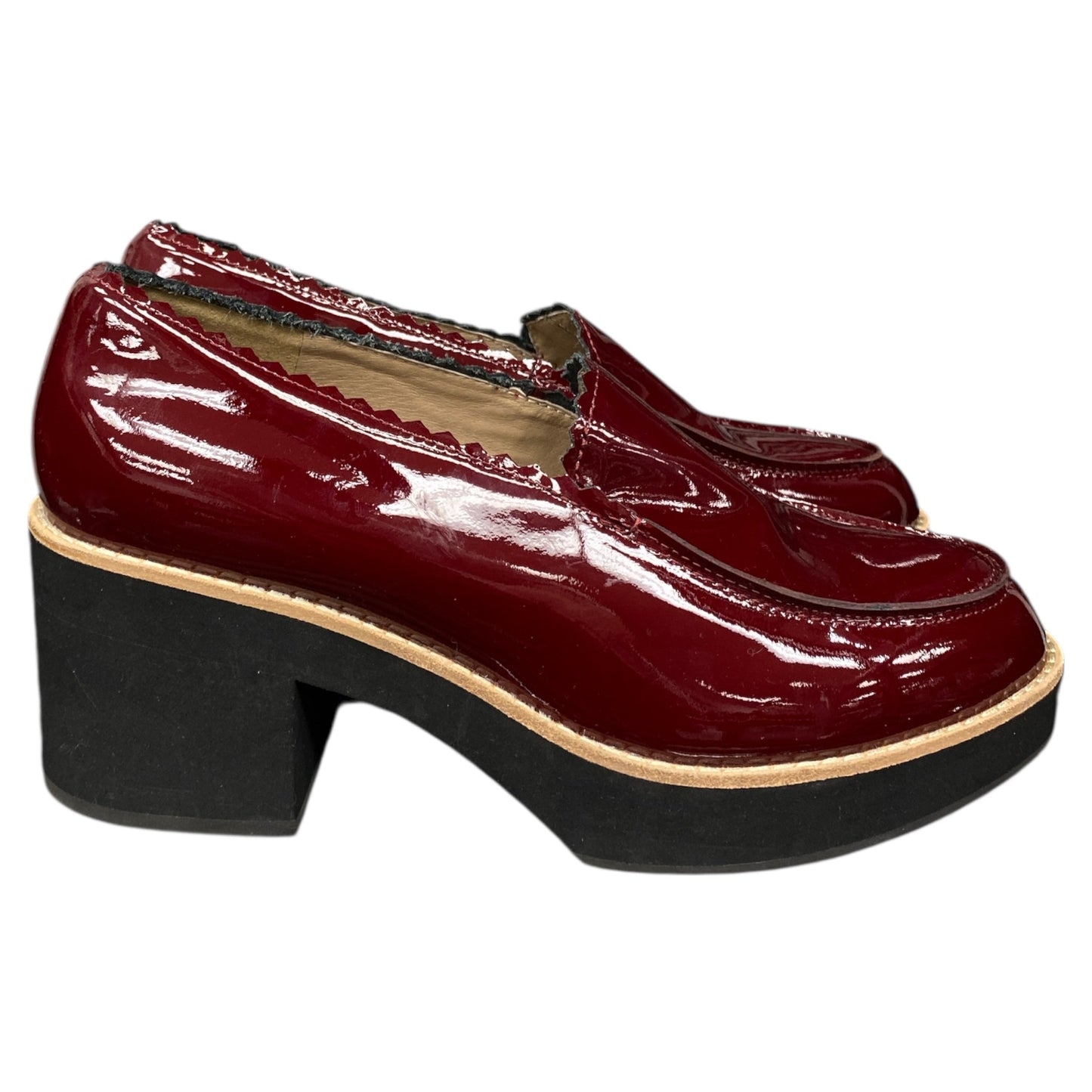 Shoes Designer By Eileen Fisher In Red, Size:8.5