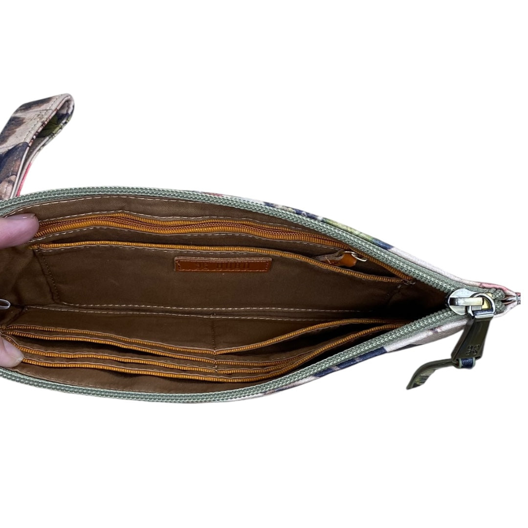 Wristlet Leather By Hobo Intl In Floral Print, Size:Small