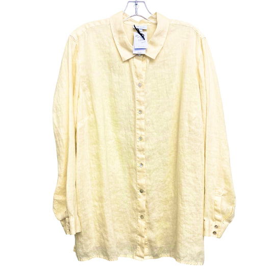 Top Ls By J. Jill In Yellow, Size:Xl