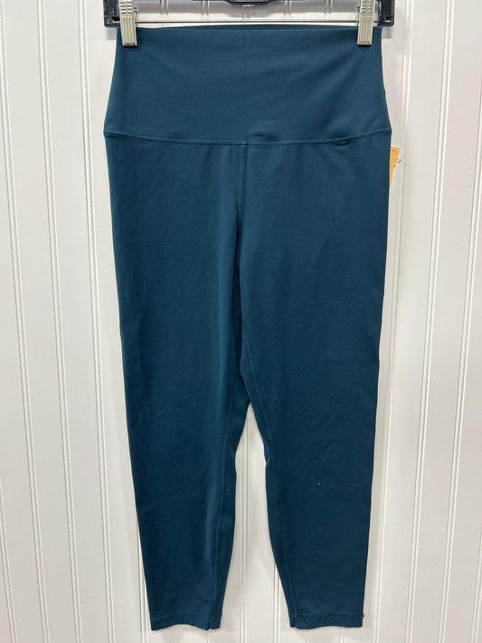Athletic Leggings By Yogalicious In Teal, Size:L
