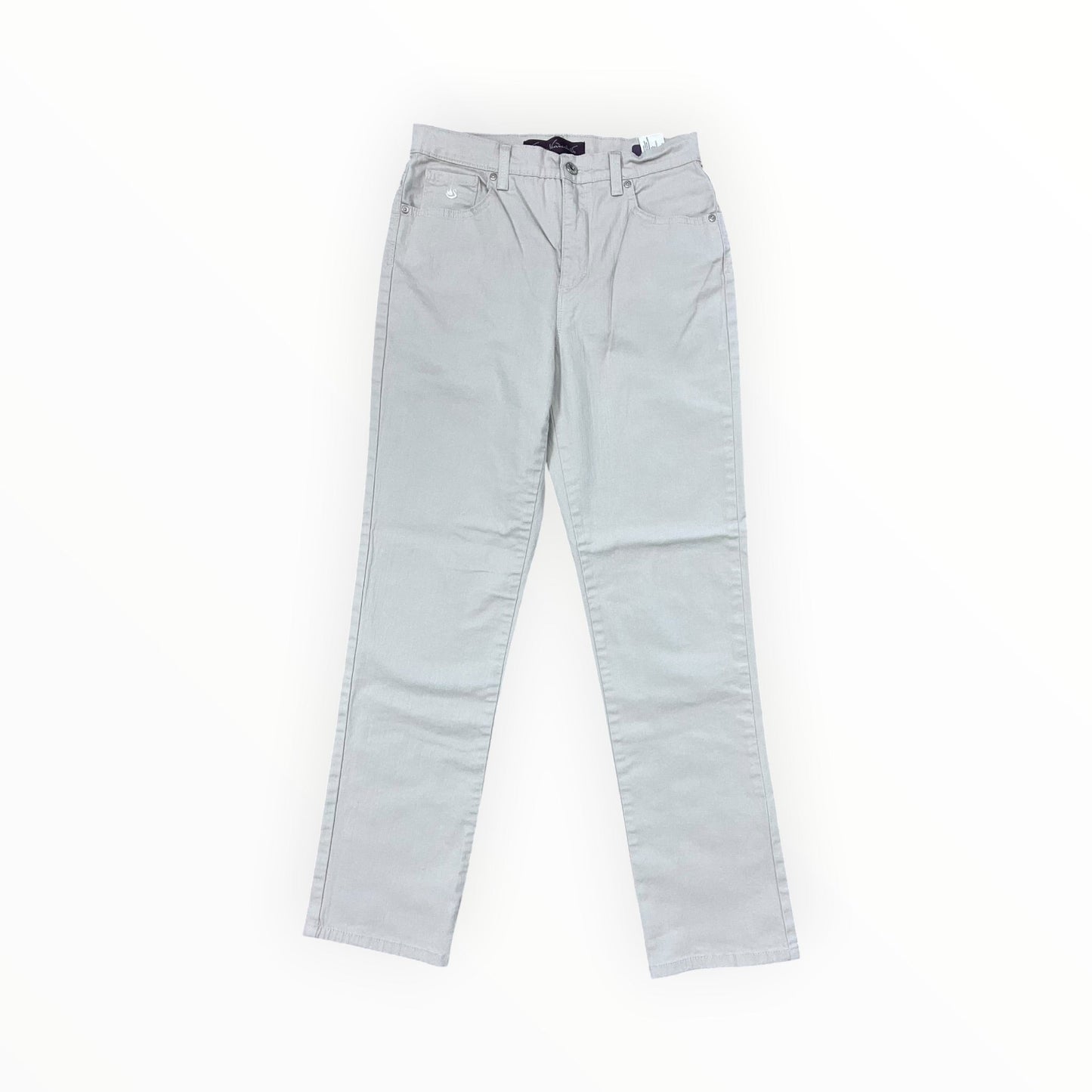 Jeans Straight By Gloria Vanderbilt In Grey Denim, Size:6
