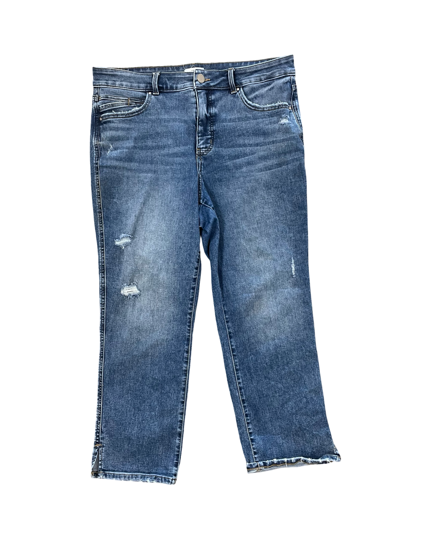 Jeans Boyfriend By Maurices In Blue Denim, Size:16