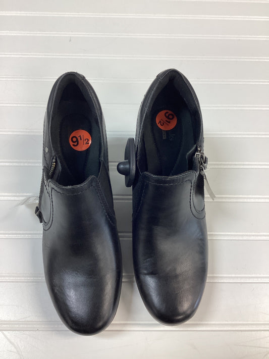 Shoes Heels Block By Clarks In Black, Size:9.5