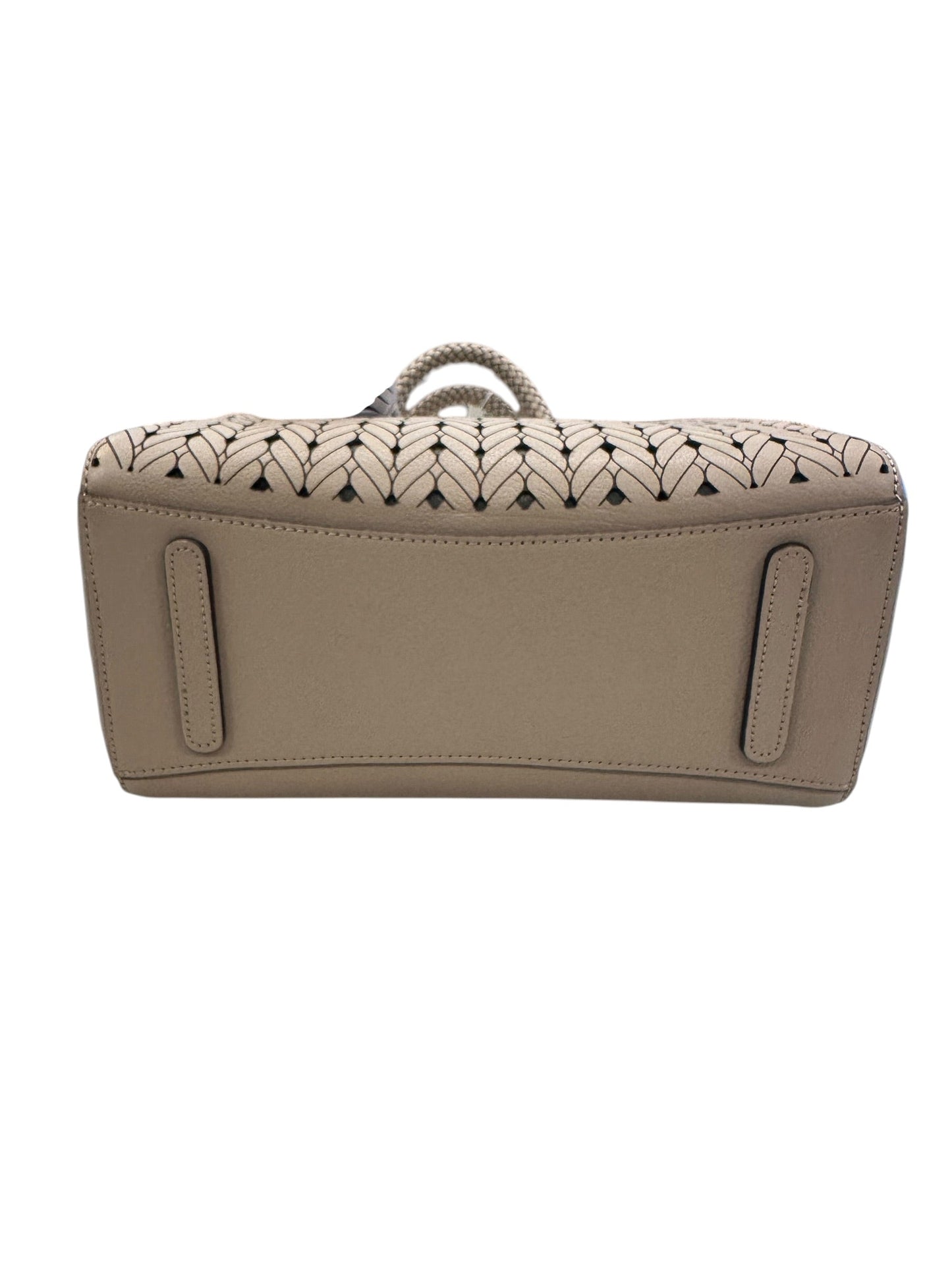 Handbag Leather By Brighton In Taupe, Size:Medium