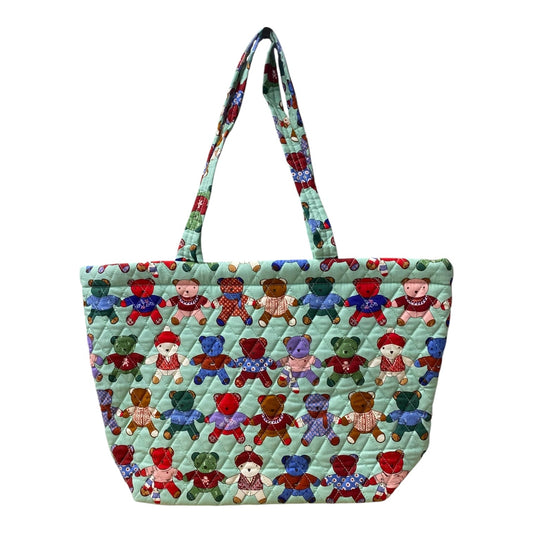 Handbag By Vera Bradley In Green, Size:Medium