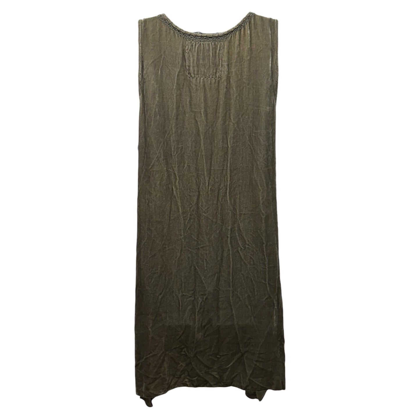 Velvet Tunic Dress Casual Short By Johnny Was In Green, Size: S