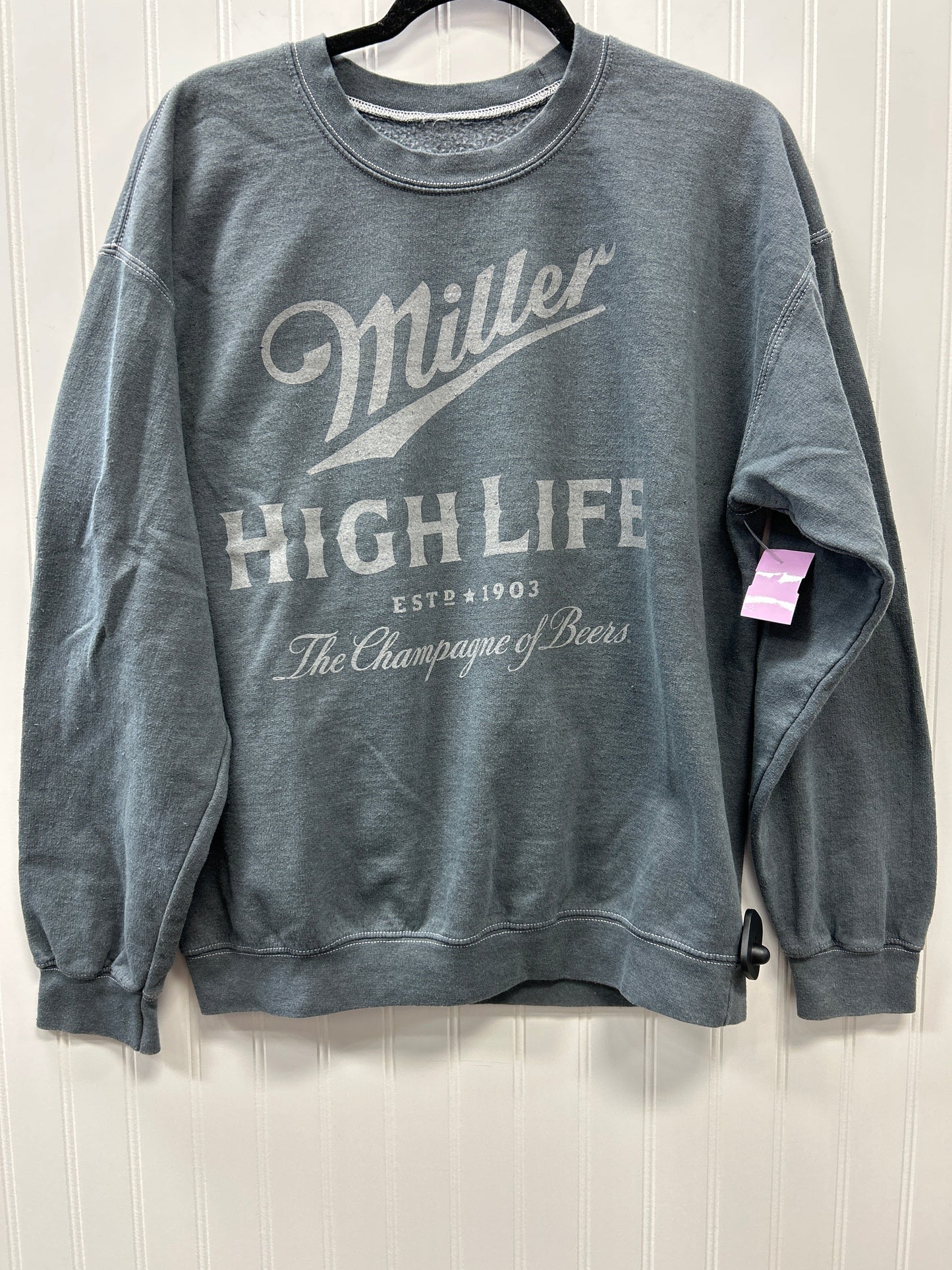 Top Ls By Cmc In Grey, Size:M