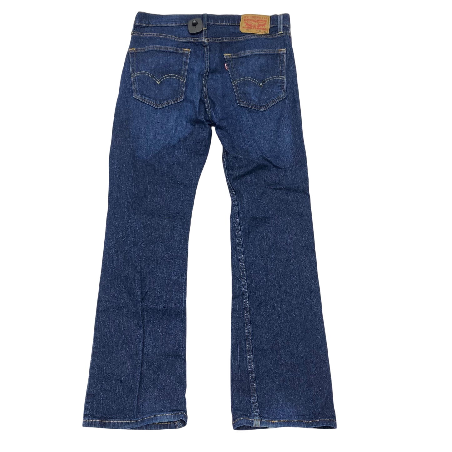 Jeans Straight By Levis In Blue Denim, Size:16