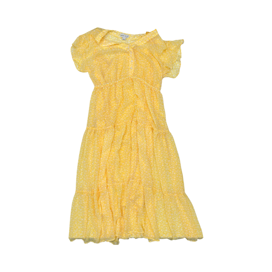 Dress Party Midi By Ava & Viv In Yellow, Size:L