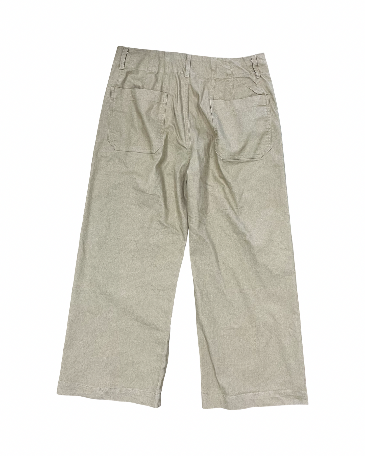 Pants Wide Leg By Gigio In Tan, Size:L