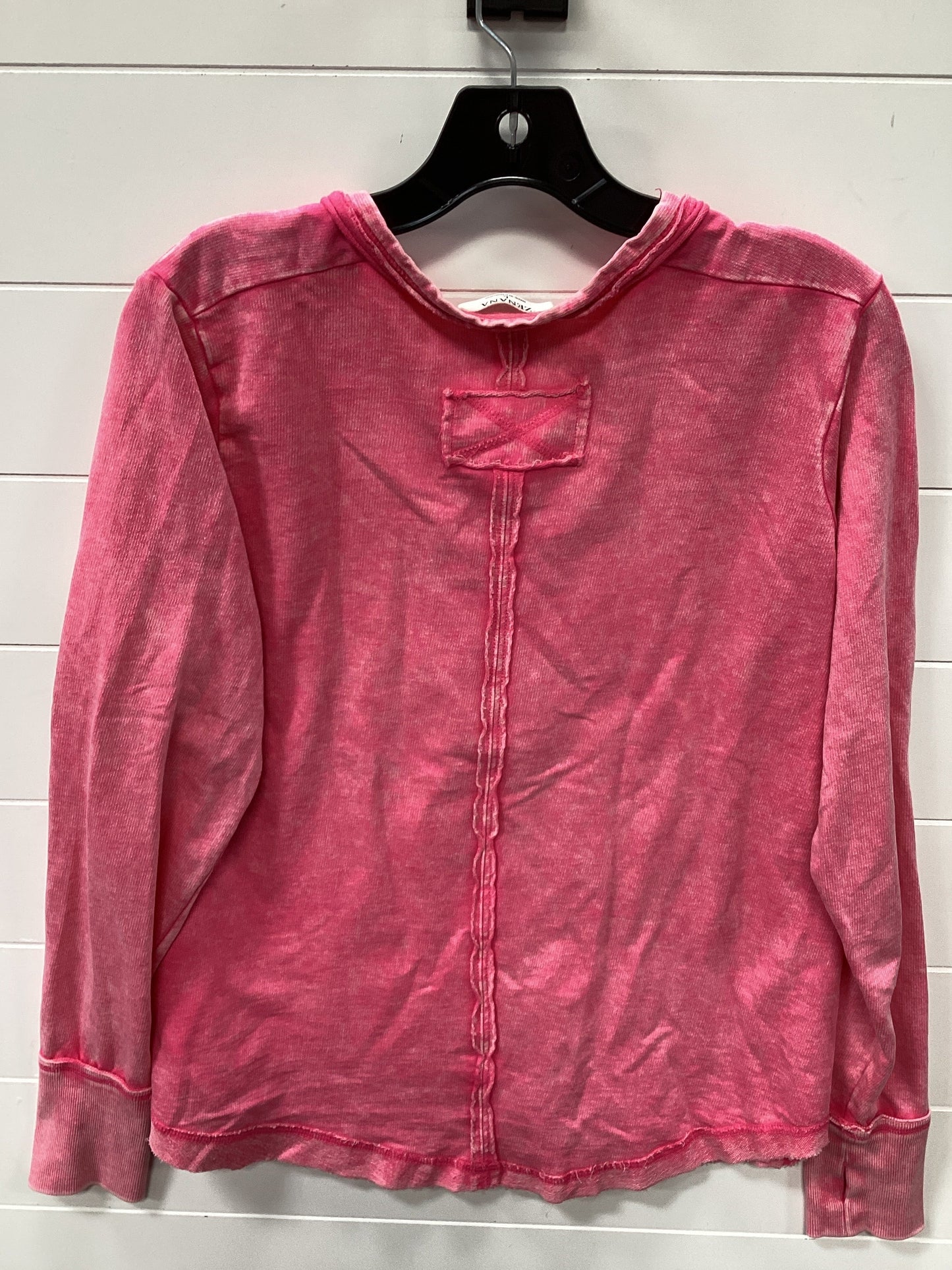 Top Ls By Zenana Outfitters In Pink, Size:L