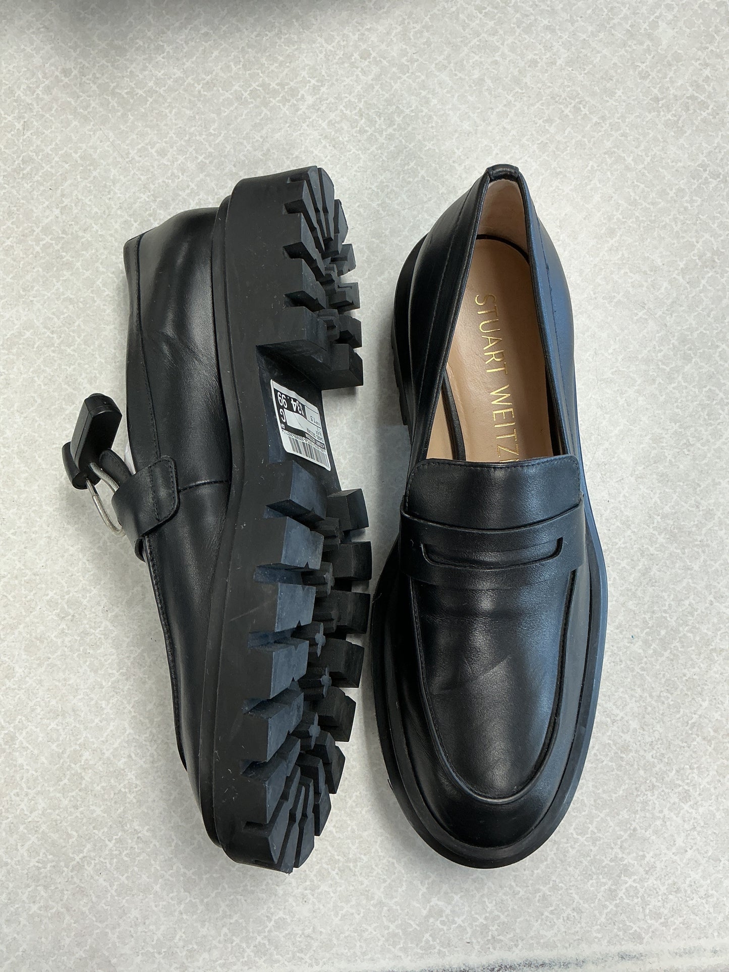 Shoes Designer By Stuart Weitzman In Black, Size:7.5