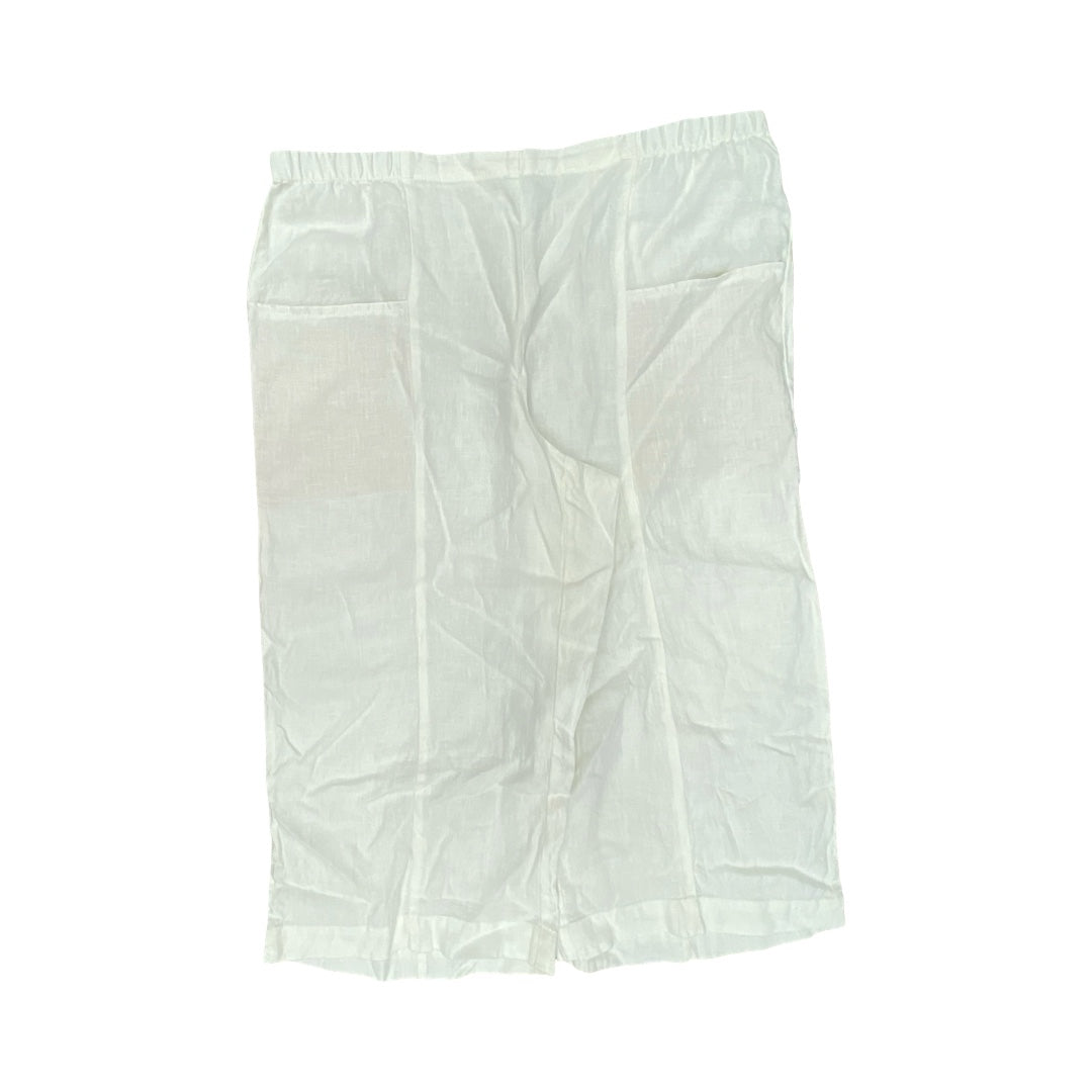 Pants Linen By Pure Jill In White, Size:L