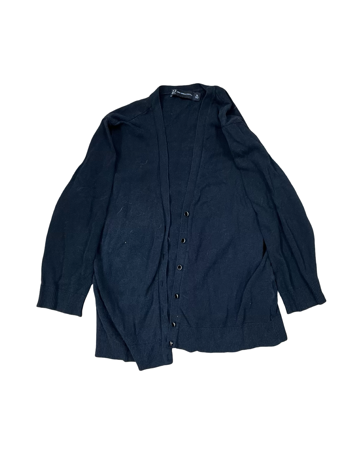 Cardigan By New York And Co In Black, Size:Xl