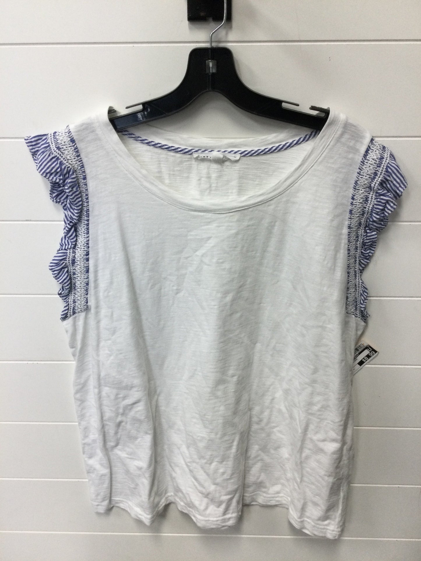 Top Sleeveless By Jane And Delancey In White, Size:Xl