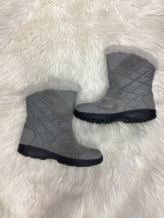 Boots Snow By Columbia In Grey, Size:11