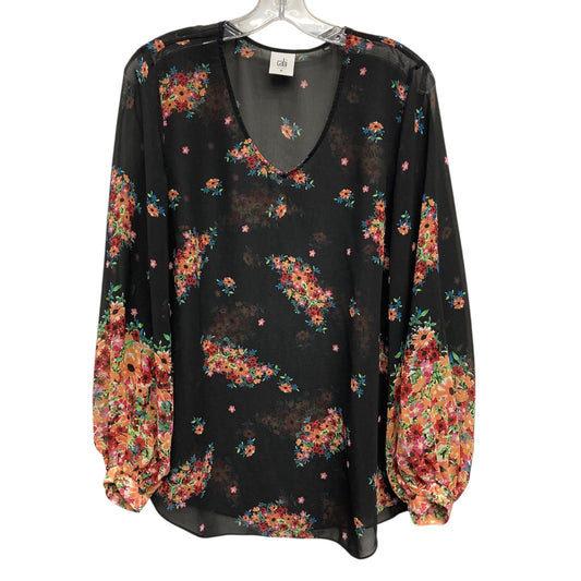Top Ls By Cabi In Floral Print, Size:M