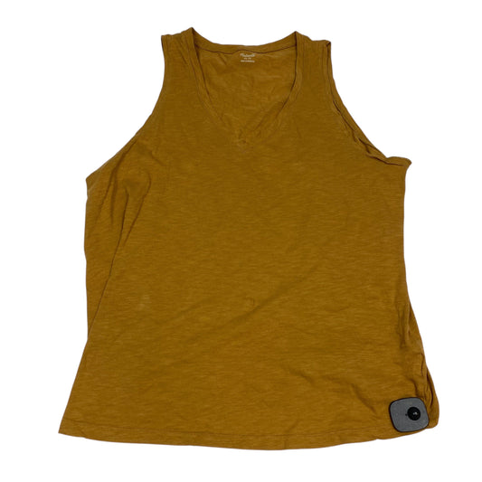 TOP SLEEVELESS BASIC by MADEWELL in BROWN, Size:1X