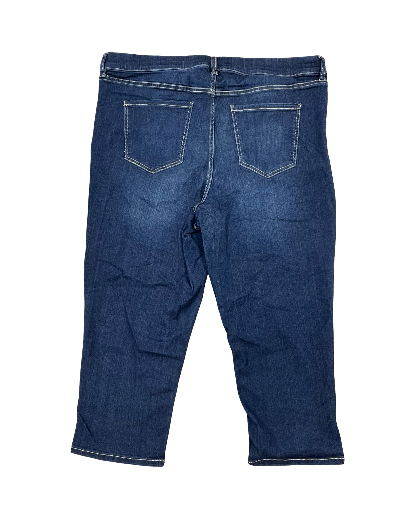 Jeans Jeggings By Liverpool In Blue Denim, Size:22