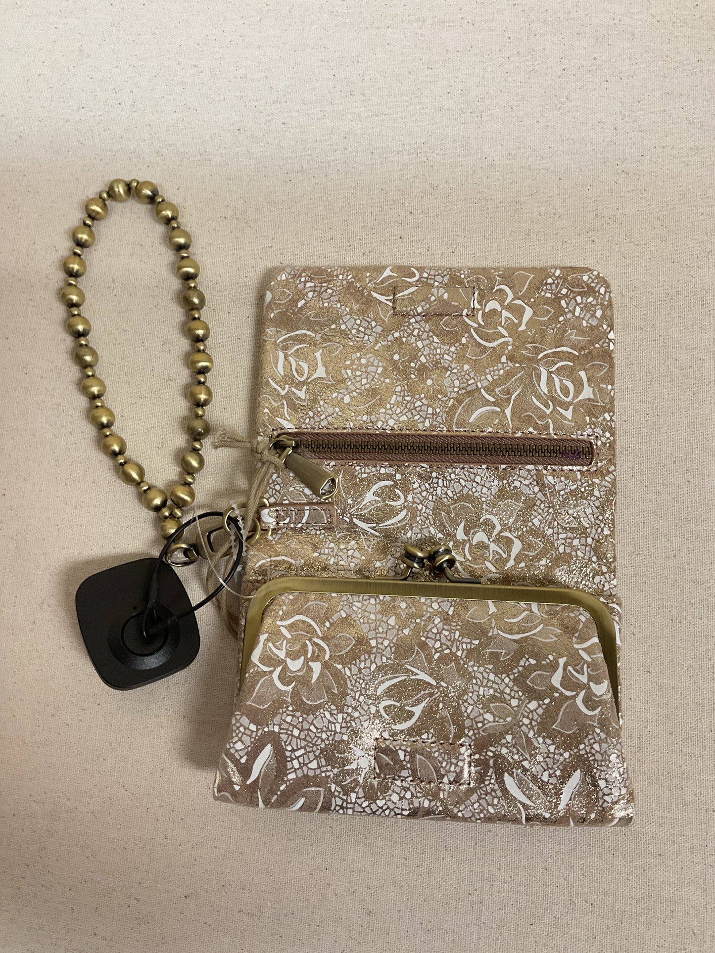 Wallet By Hobo Intl In Gold, Size:Small