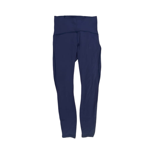 Athletic Leggings By Lululemon In Navy, Size:4