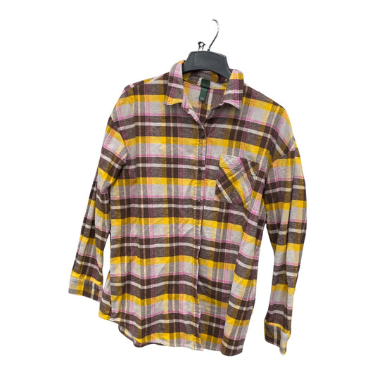 Jacket Shirt By Wild Fable In Yellow, Size:L