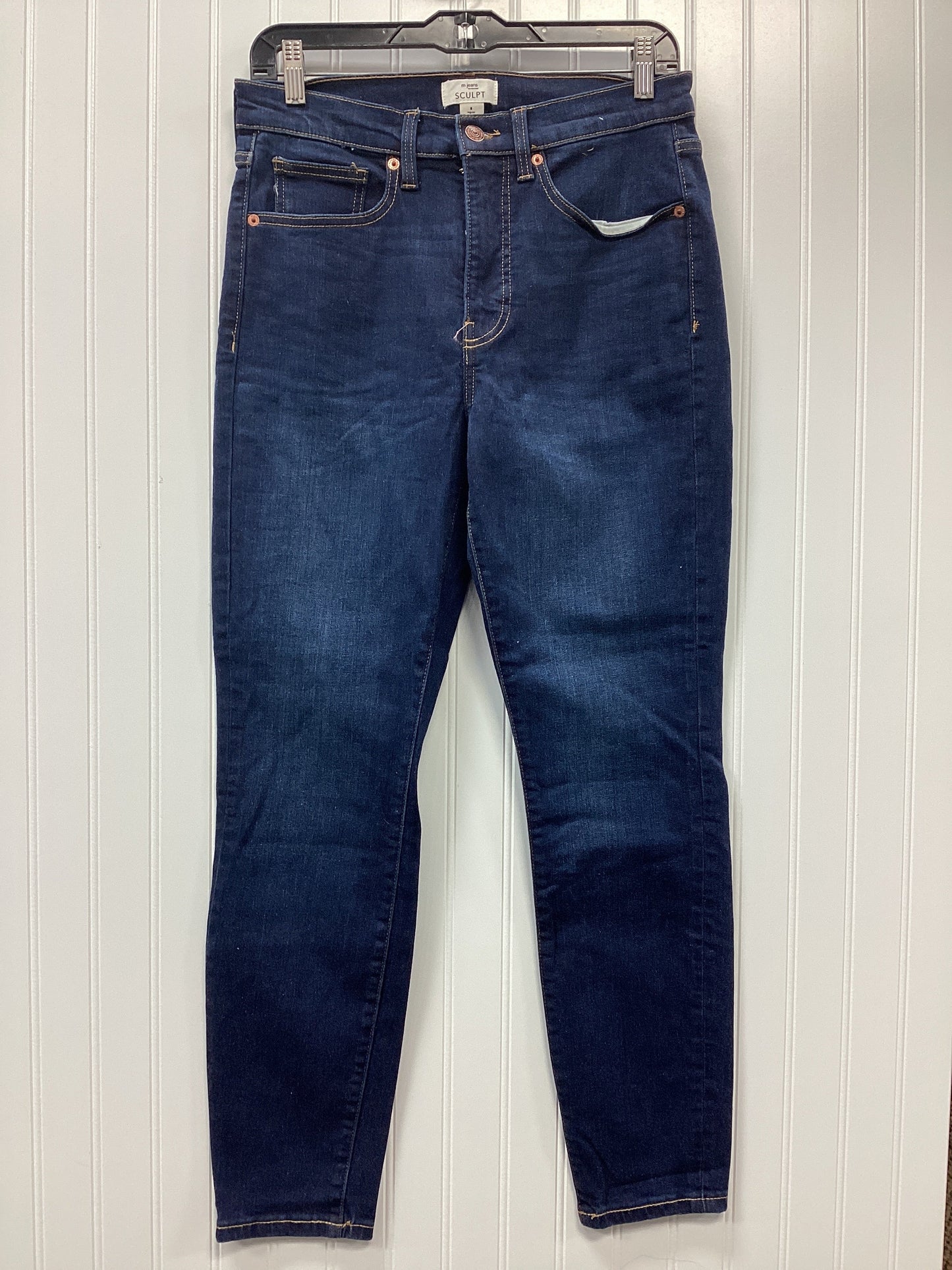 Jeans Skinny By Maurices In Blue Denim, Size:8