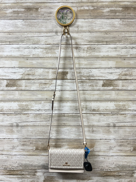 Crossbody Designer By Michael Kors In White, Size:Small