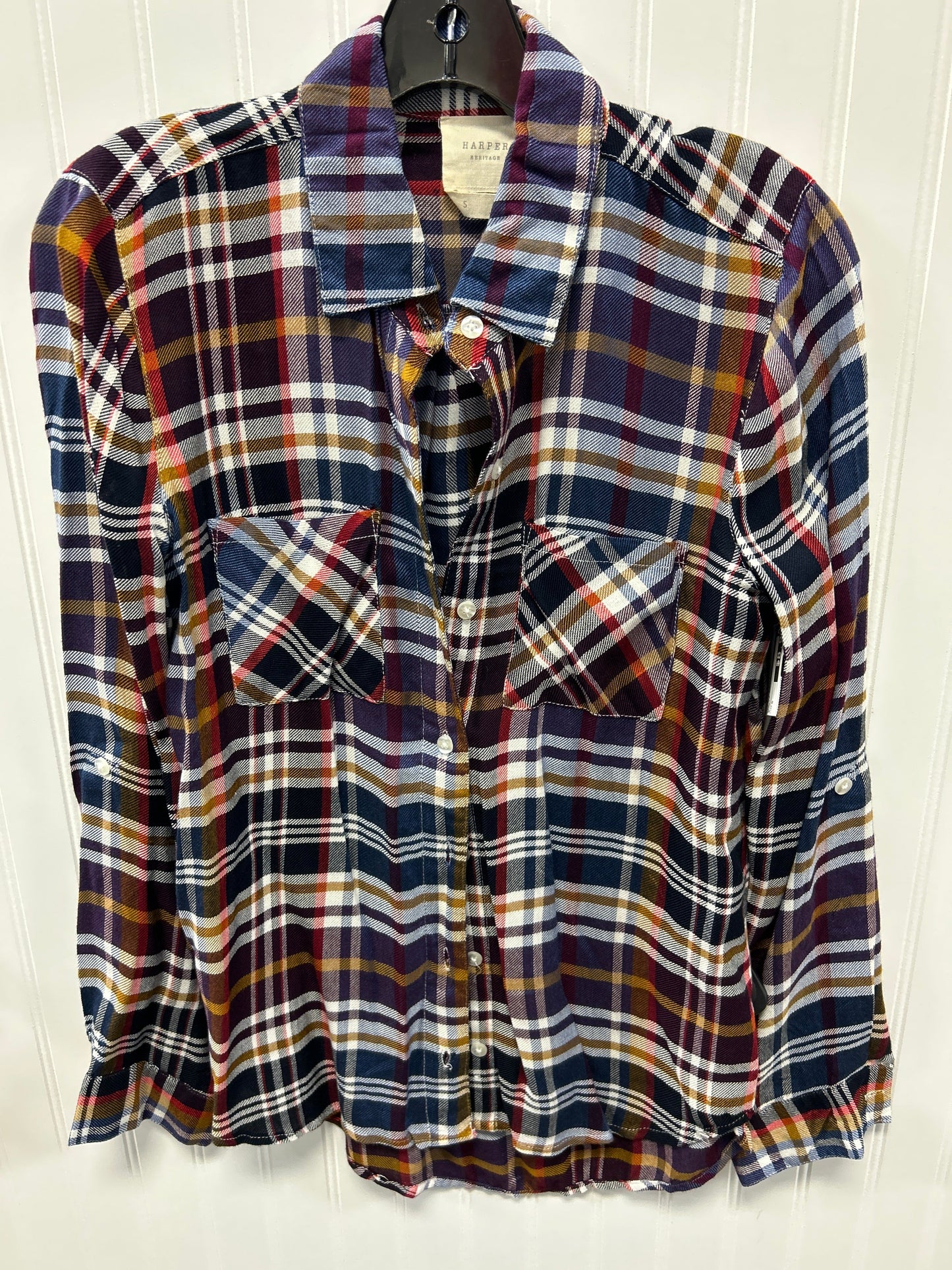 Top Ls By Harper In Blue, Size:S