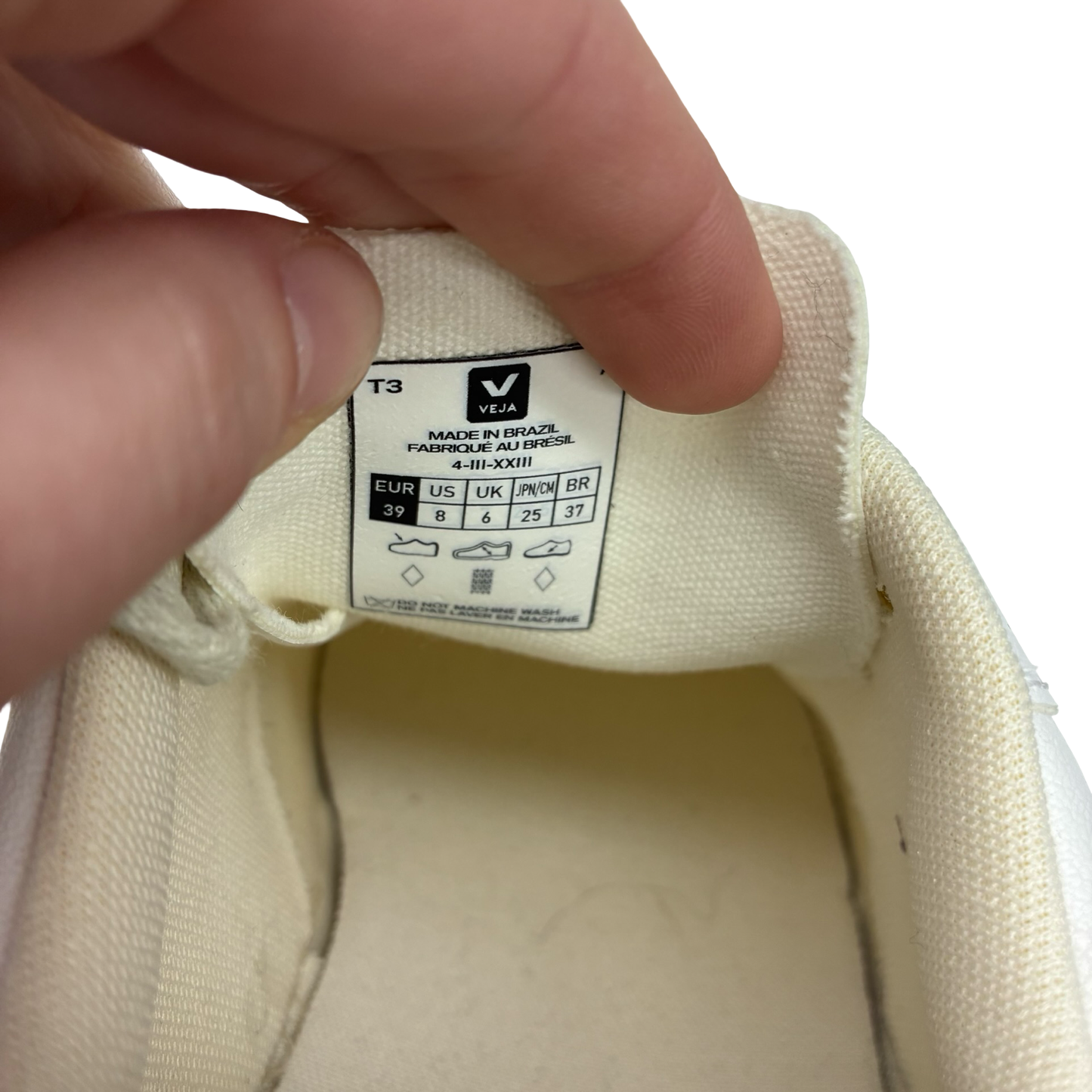 Shoes Sneakers By Veja In Green & White, Size:8