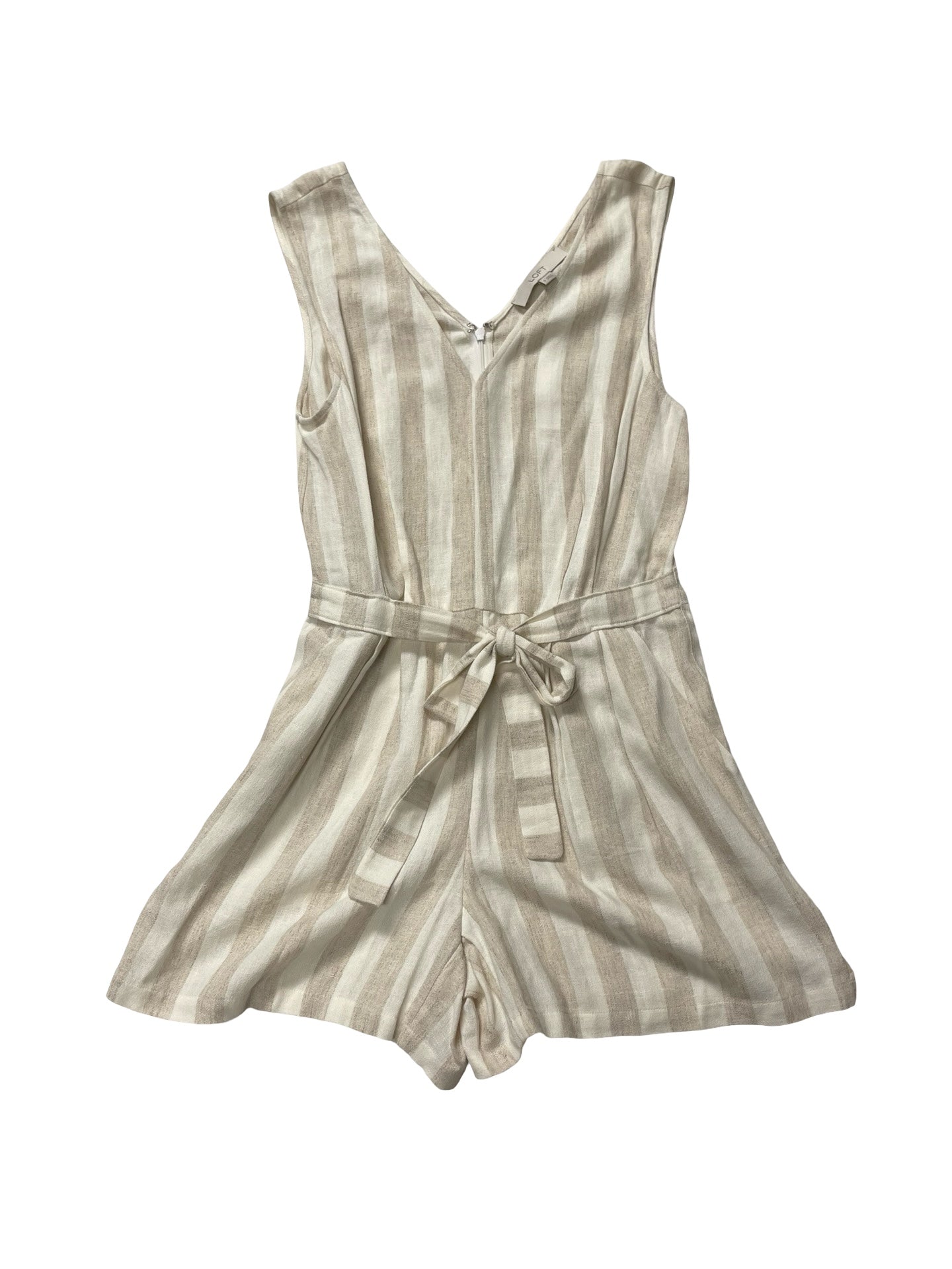 Romper By Loft In Tan, Size:0