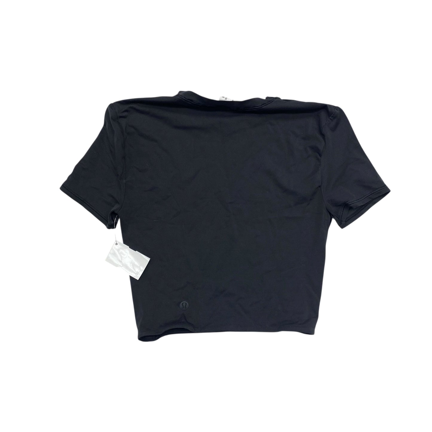 Athletic Top Ss By Lululemon In Black, Size:Xs