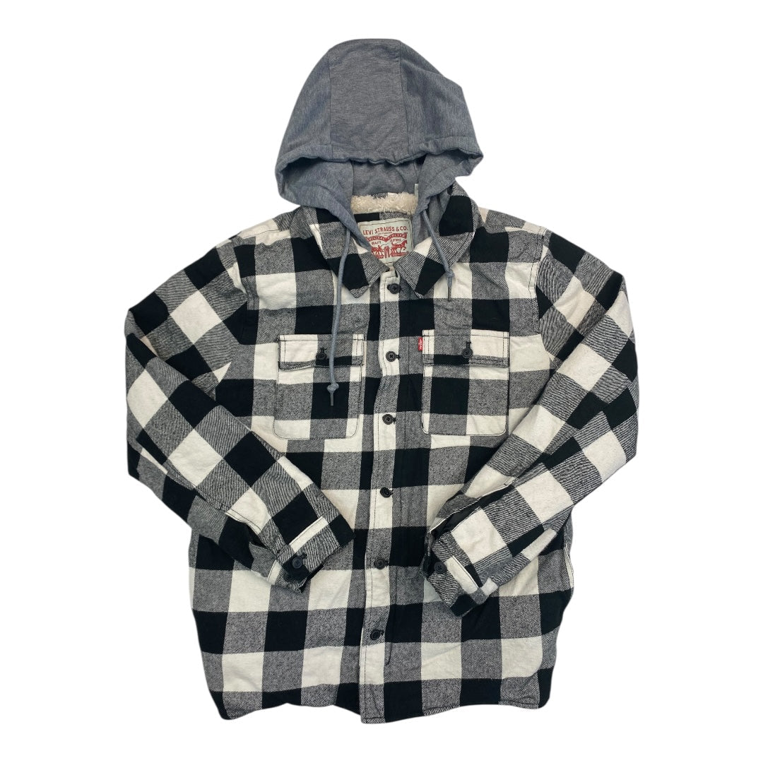 Jacket Other By Levis In Black & White, Size:L