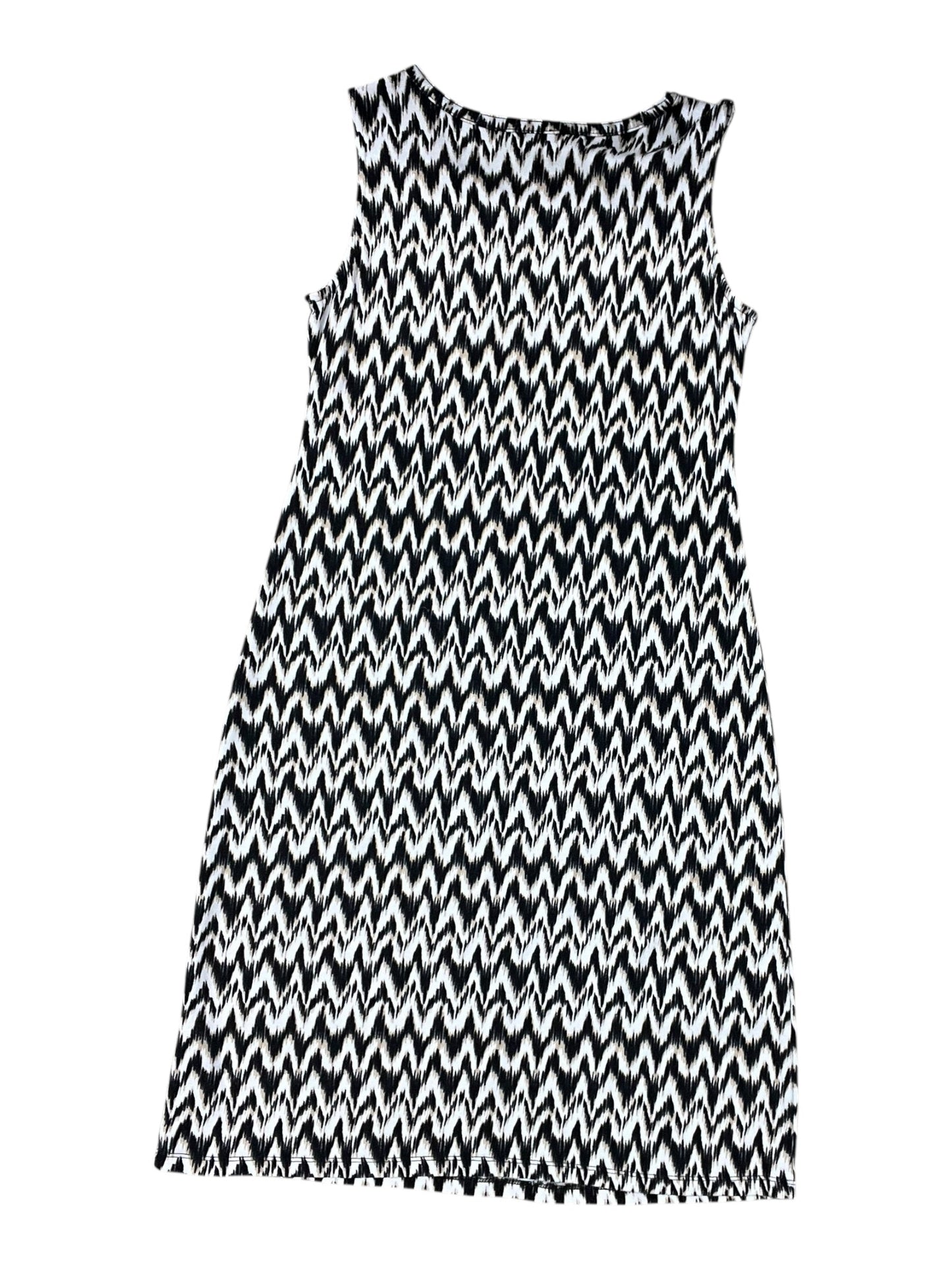 Dress Work By Rafaella In Black & Tan, Size:S