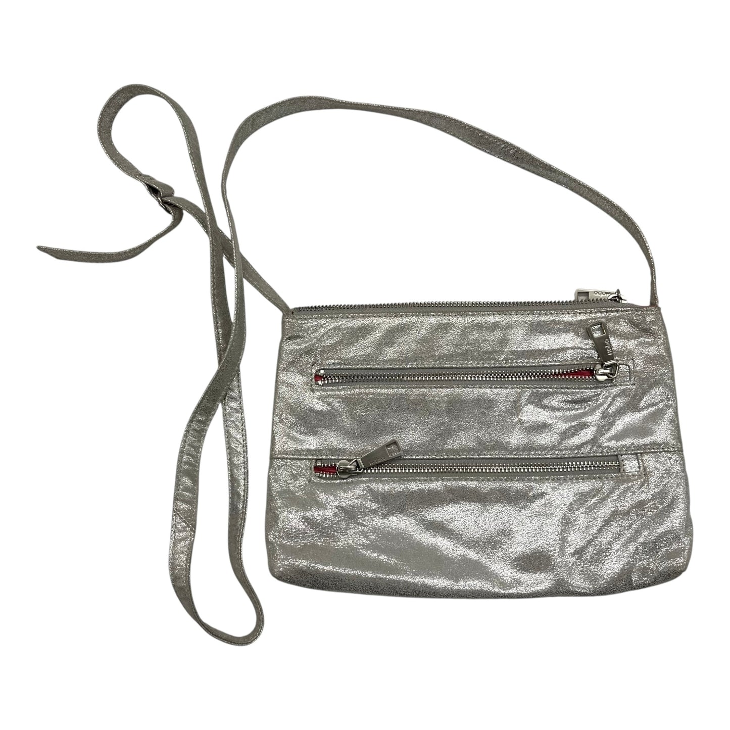 Crossbody By Hobo Intl In Silver, Size:Medium