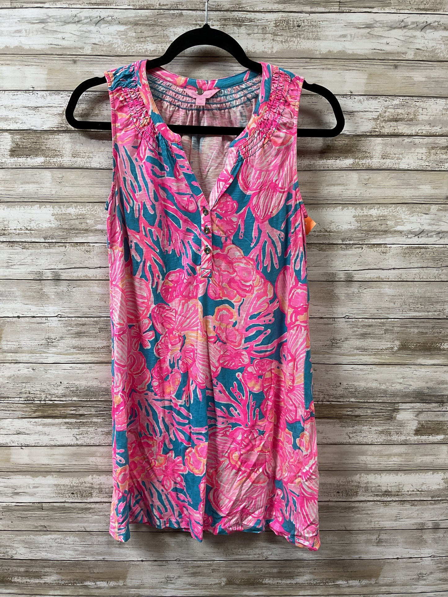 Dress Designer By Lilly Pulitzer In Blue & Pink, Size:Xs