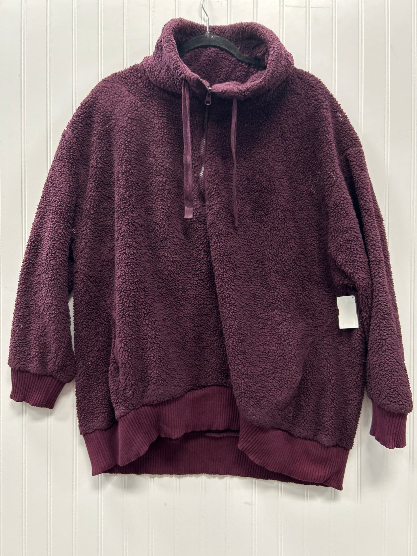 Jacket Fleece By Members Mark In Purple, Size:1X