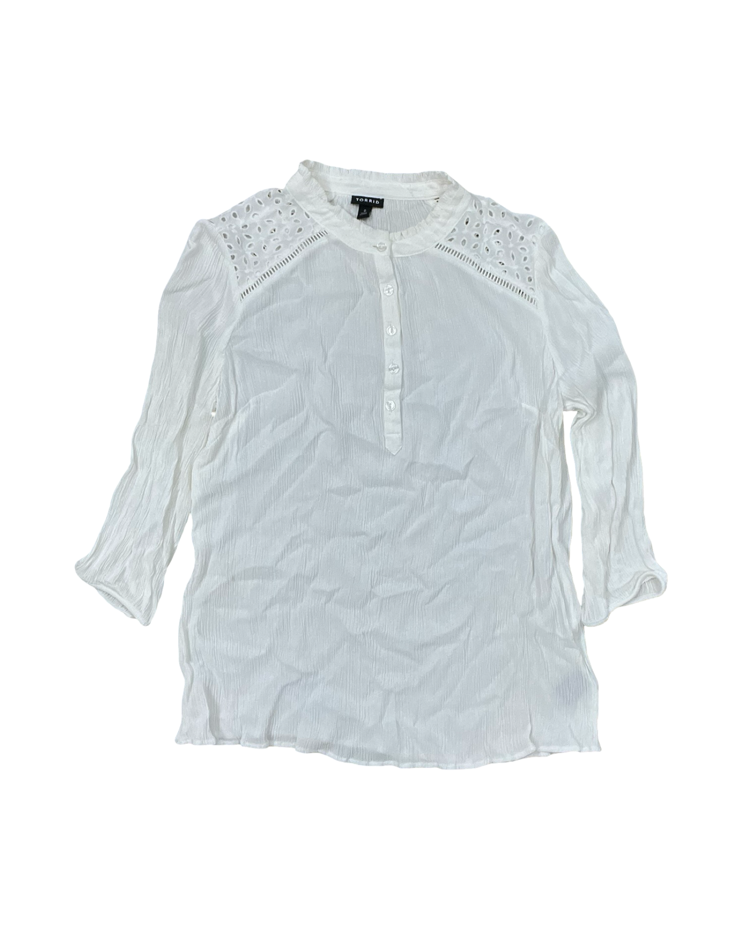 Top Ls By Torrid In White, Size:L