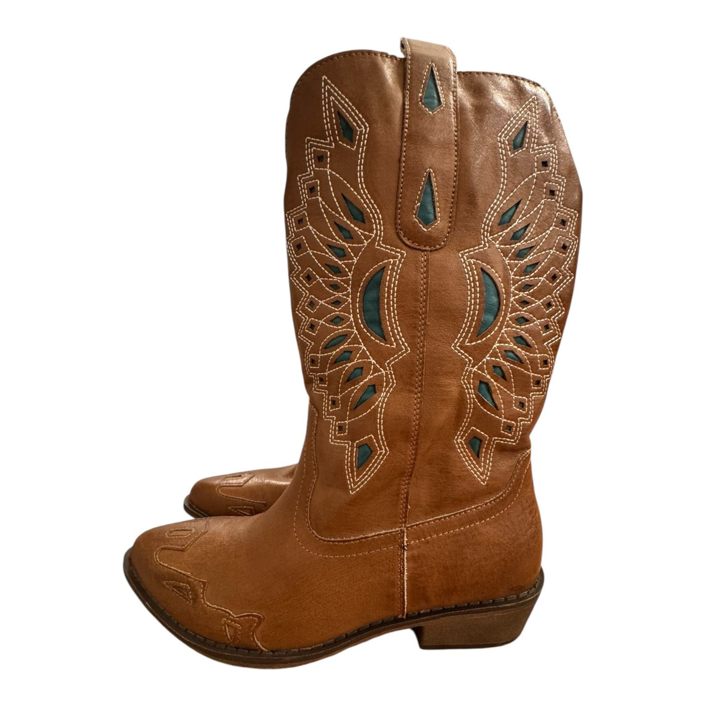 Boots Western By Coconuts In Brown, Size:8.5