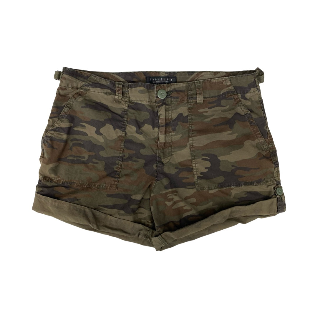 Shorts By Sanctuary In Camouflage Print, Size:12