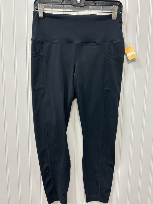 Athletic Leggings By Yogalicious In Black, Size:L
