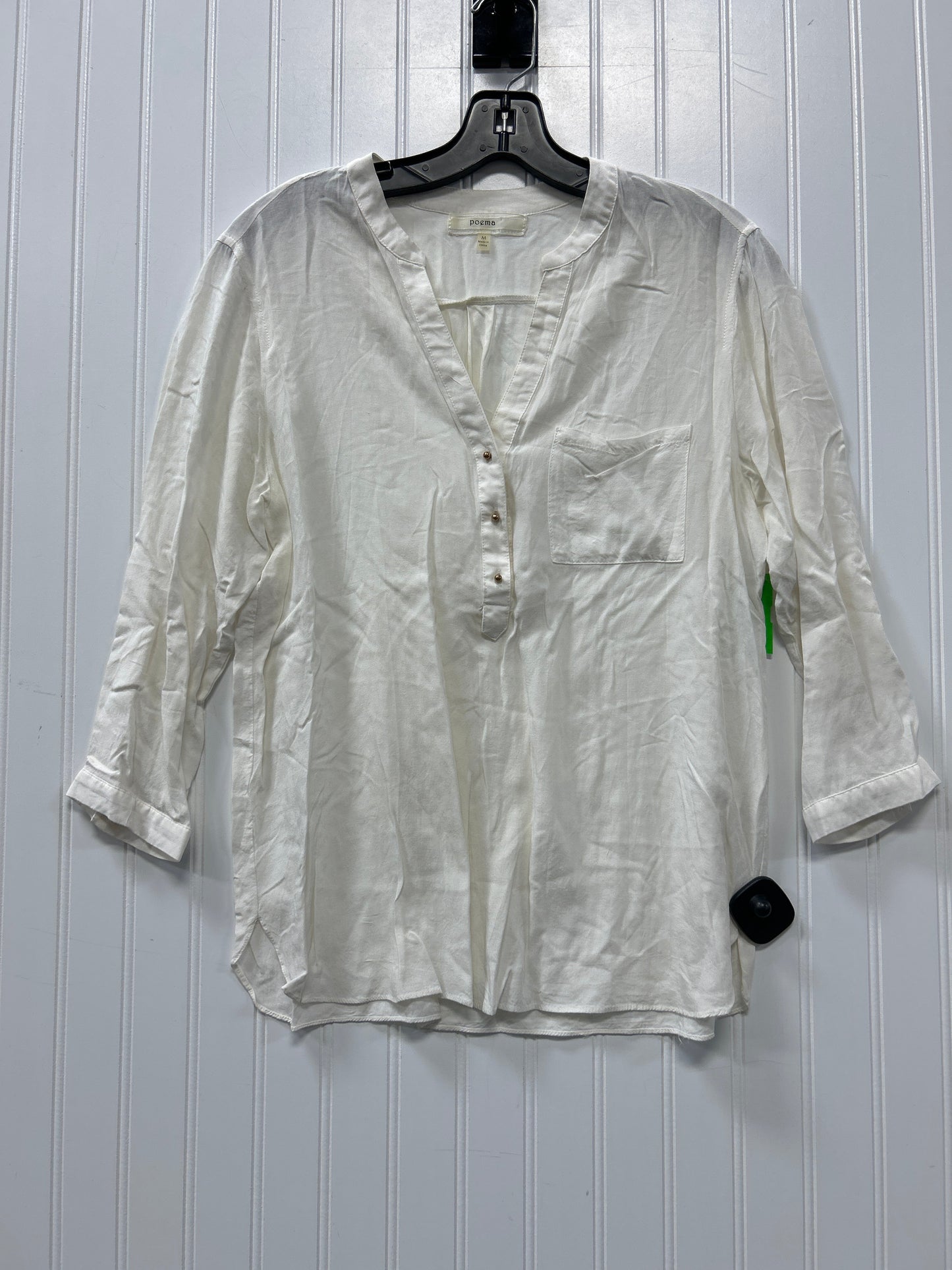 Top Ls By Cmc In White, Size:M