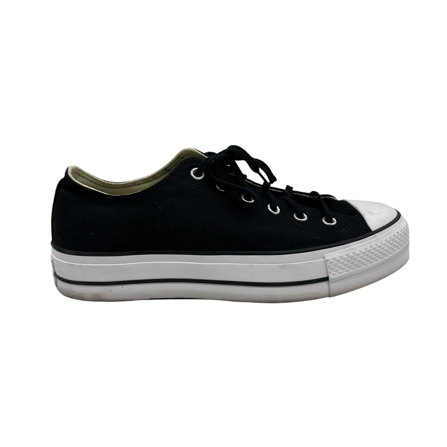 Shoes Sneakers Platform By Converse In Black & White, Size:11