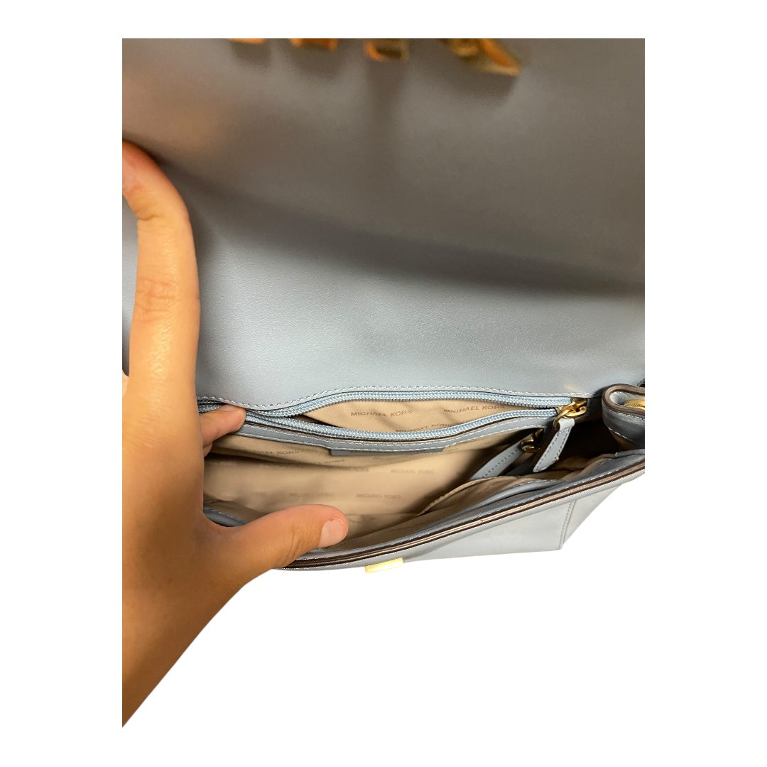 Handbag Designer By Michael Kors In Blue, Size:Medium