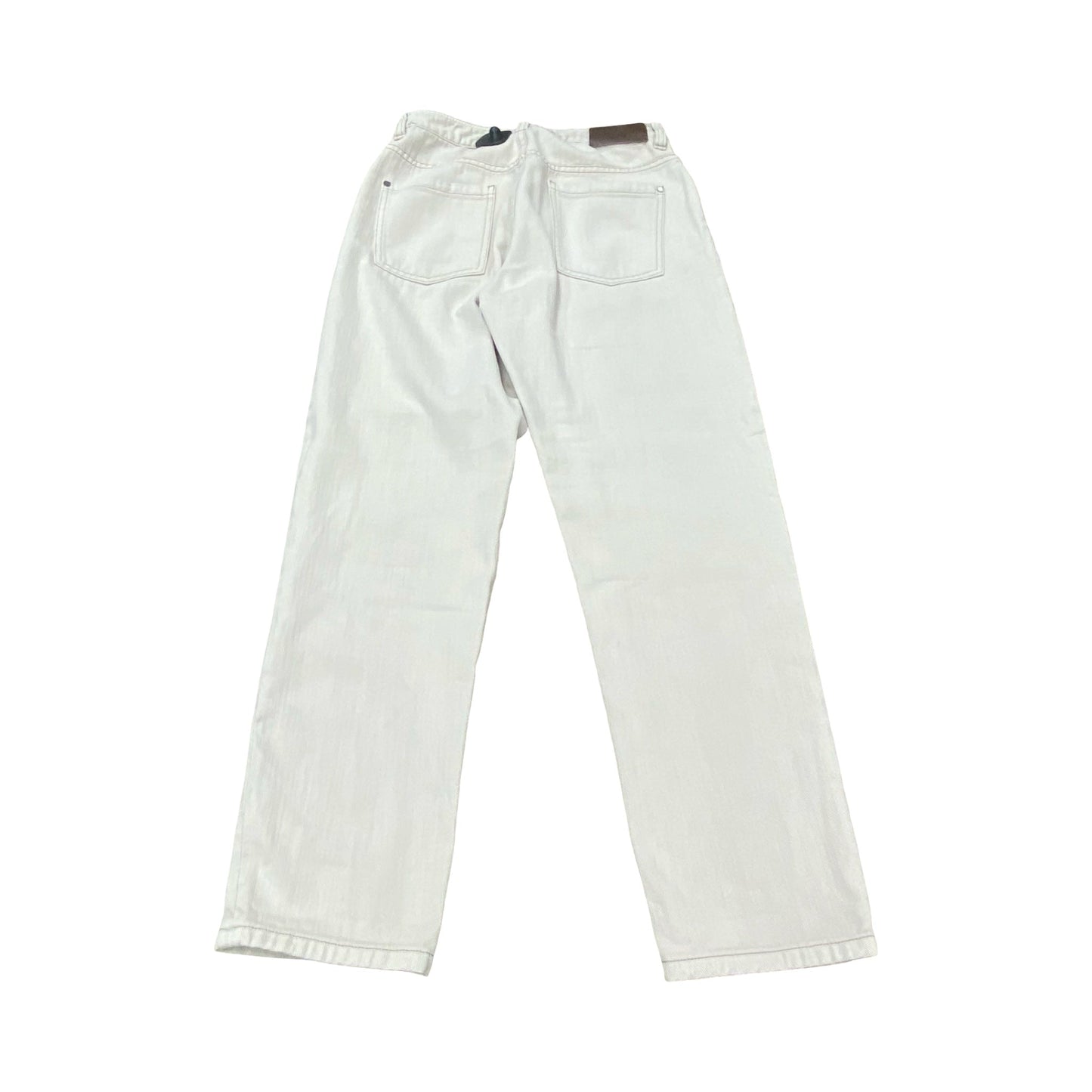 Jeans Designer By Brunello Cucinelli In Beige, Size:2