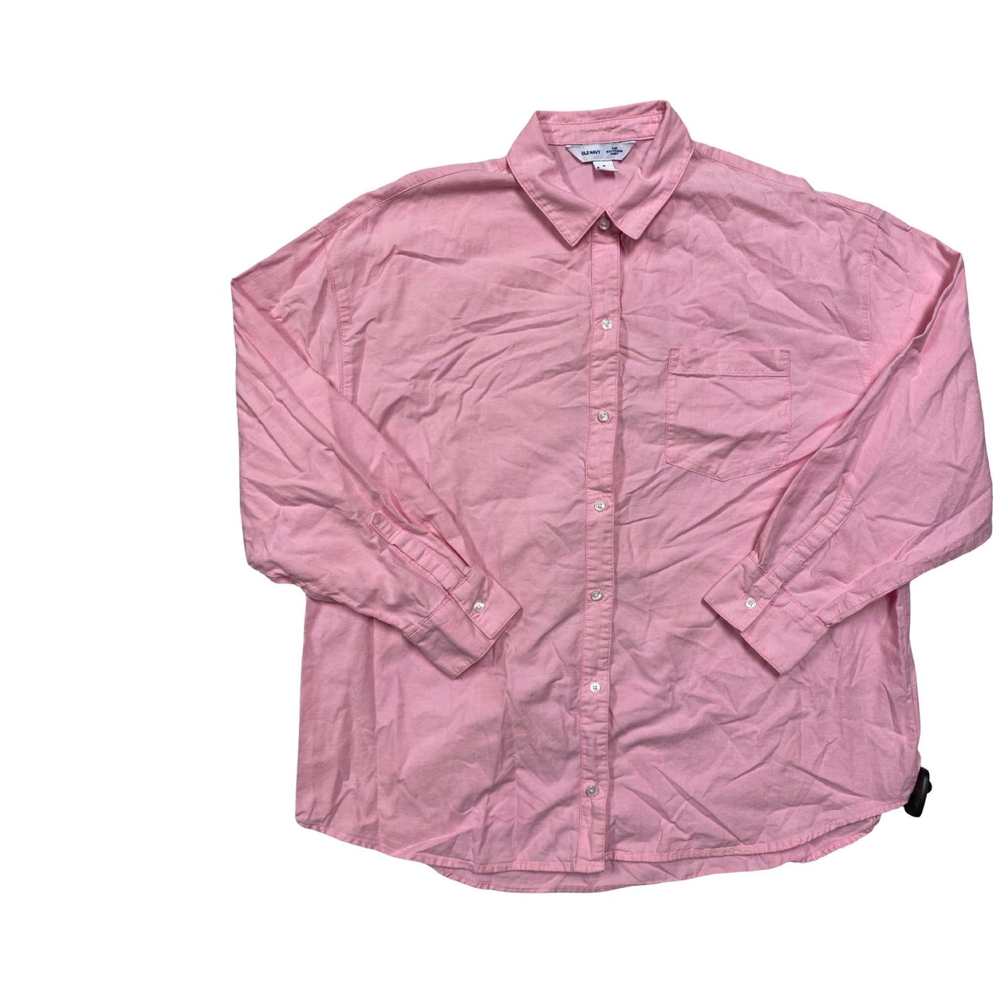 Blouse Ls By Old Navy In Pink, Size:M