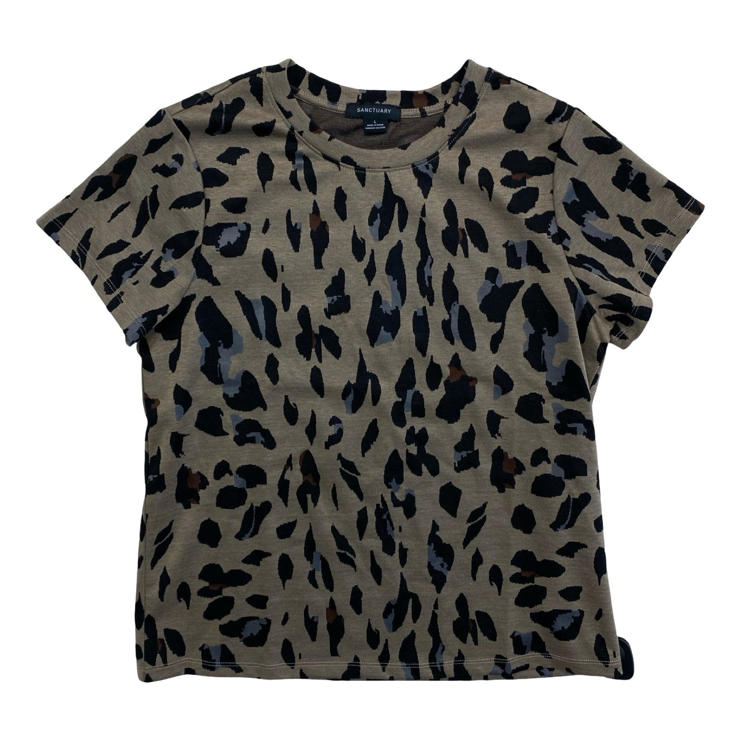 Top Ss By Sanctuary In Animal Print, Size:L