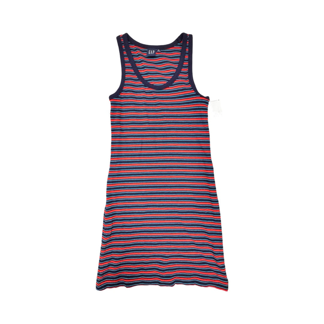Dress Casual Midi By Gap In Striped Pattern, Size:M